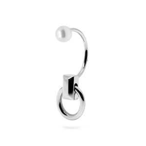 Bond Hardware - Pearl Stainless Steel Drop Earring